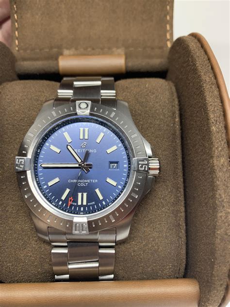 breitling modell colt 44|breitling colt automatic 44mm blue.